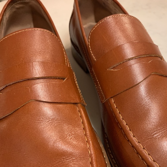 Steve Madden Emiry Loafers Tan Leather 11M - Picture 4 of 5